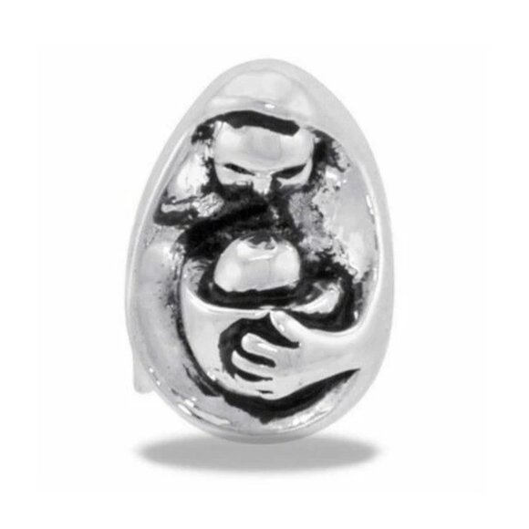 DaVinci Charm Bead Lot of 15 (for bracelets) Baby Boy Mother Mom Blue Silver - Picture 2 of 5